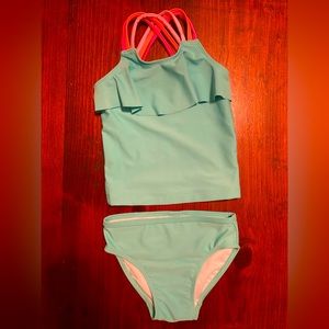 2-Pc Teal Bikini - Size 2T